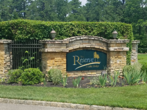 Reserve Lennar Lake Ridge homes for sale sign